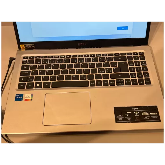 Acer Aspire 3 i5-11/8/256 15.6" laptop (silver)