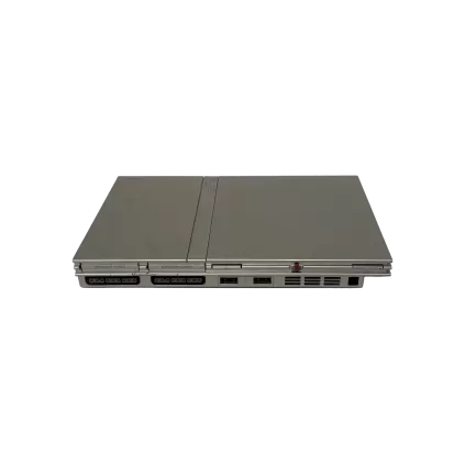 Sony PlayStation 2 Slim – Svart – Grad B (Brukt, med strømadapter)