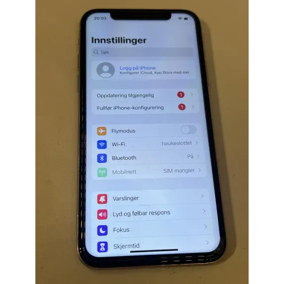 kopi av Iphone X - 256gb - Silver - Grad C