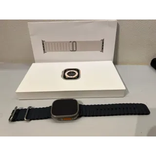 Apple Watch Ultra 49mm Titanium Starlight Alpine Loop M