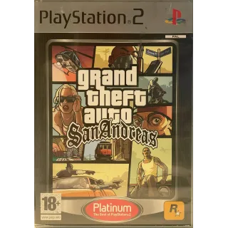 Grand Theft Auto San Andreas (platinum)