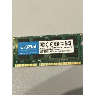 Crucial 4GB DDR3L-1600