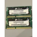 Corsair 4GB PC3-8500 DDR3-1066MHz non-ECC (2 stk)