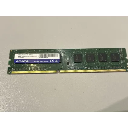 4GB (1x4GB) ADATA 12800U DDR3 Ram