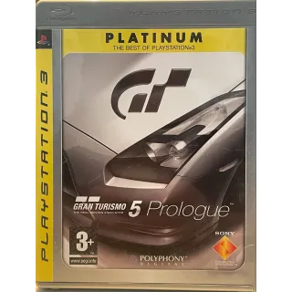 Gran turismo 5 Prologue platinum
