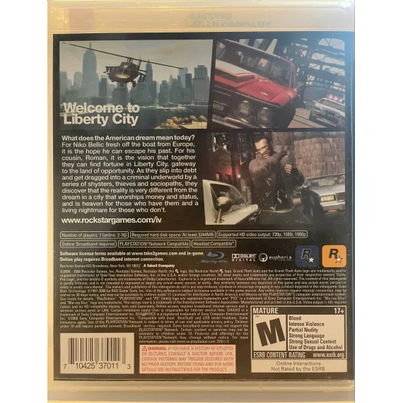 Grand theft auto IV
