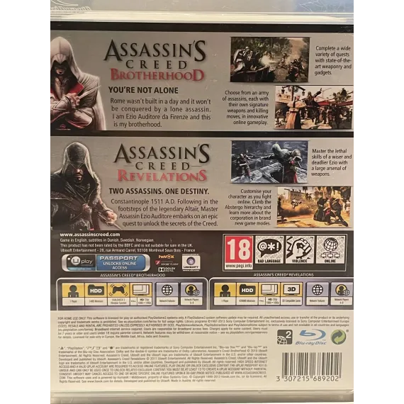 Assassin's Creed Brotherhood + Assassin's Creed Revelations