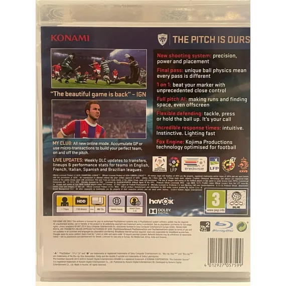 Pro Evolution Soccer 2015 [Day One Edition]