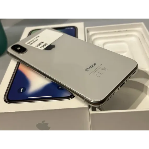 Iphone X - 256gb - Silver - Grad a