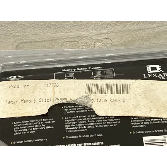 Lexar memory stick 256mb