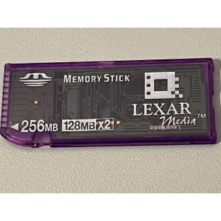 Lexar memory stick 256mb