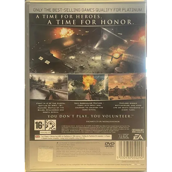 Medal of Honor European Assault [Platinum]