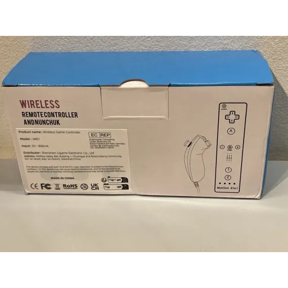 Wii kontroller og nunchunk