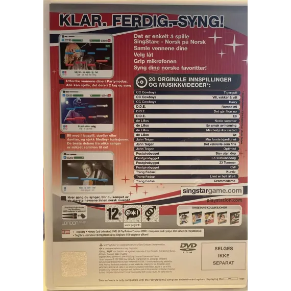 Singstar Norsk på Norsk