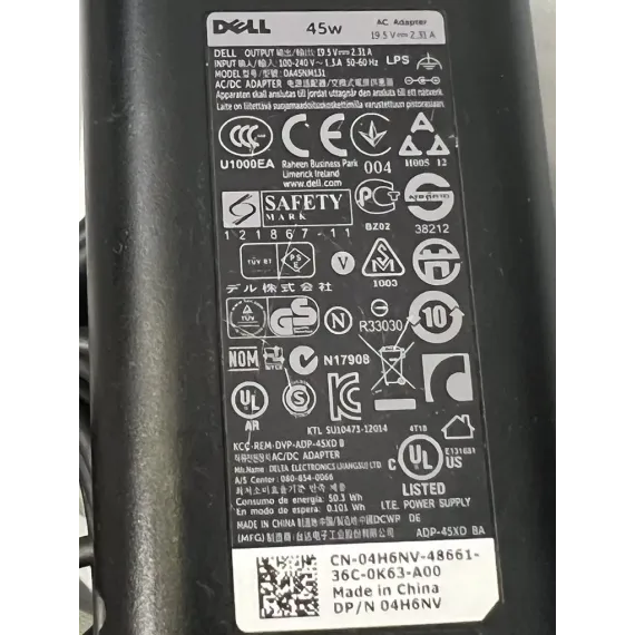 Original DELL 45W Strømadapter – Modell 0A45NM131