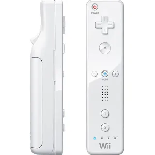 Brukt Nintendo Wii Remote – hvit