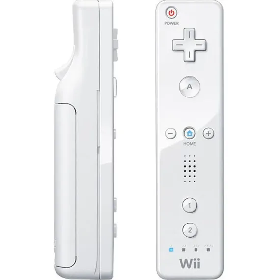 Brukt Nintendo Wii Remote – hvit