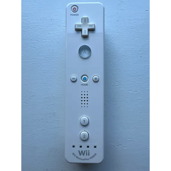 Brukt Nintendo Wii Remote Plus – Hvit