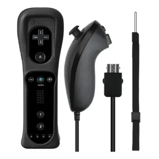 Brukt Nintendo Wii Nunchuk – Svart