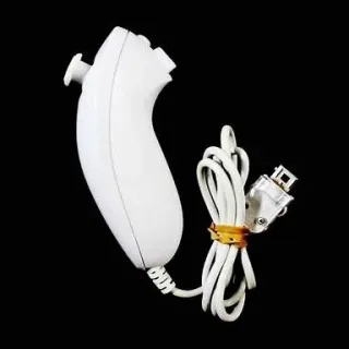 3. parts Nintendo Wii Nunchuk – Hvit eller Svart