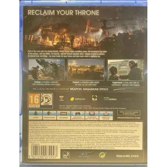 Final Fantasy XV [Day One Edition]