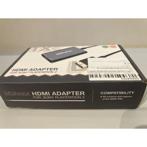Bitfunx HDMI Adapter for PlayStation 2 – Ny, HDMI + USB-strøm
