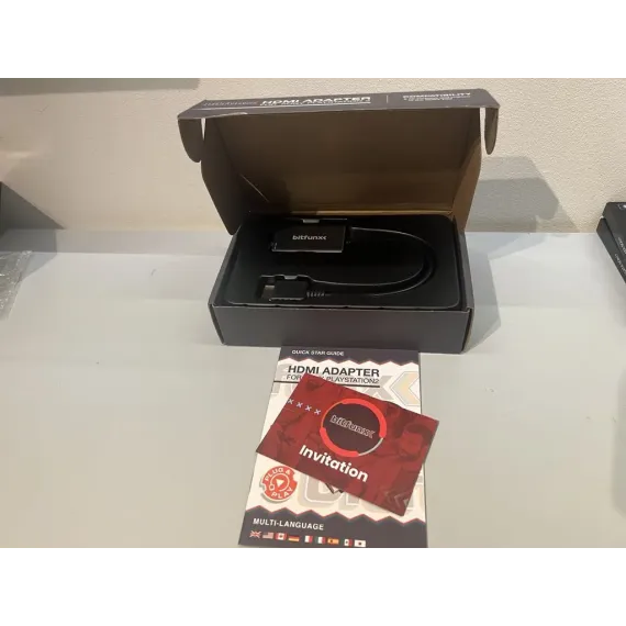 Bitfunx HDMI Adapter for PlayStation 2 – Ny, HDMI + USB-strøm