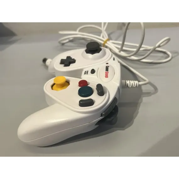 GameStop GameCube-kontroller (hvit, brukt)