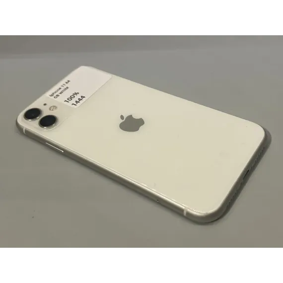 iPhone 11 – 64GB Hvit – Grade A – Ny skjerm og nytt originalt batteri (100%)