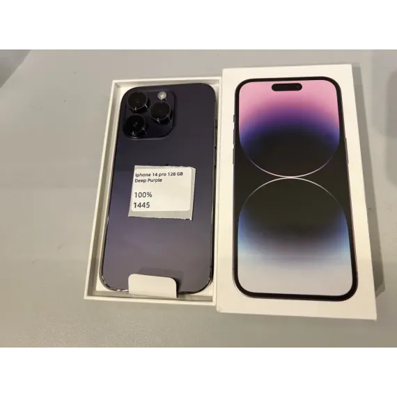 iPhone 14 Pro 128GB Deep Purple – Ubrukt