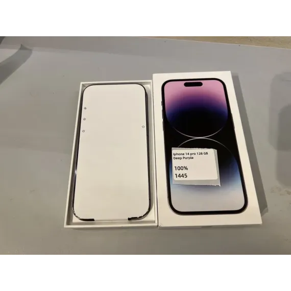 iPhone 14 Pro 128GB Deep Purple – Ubrukt