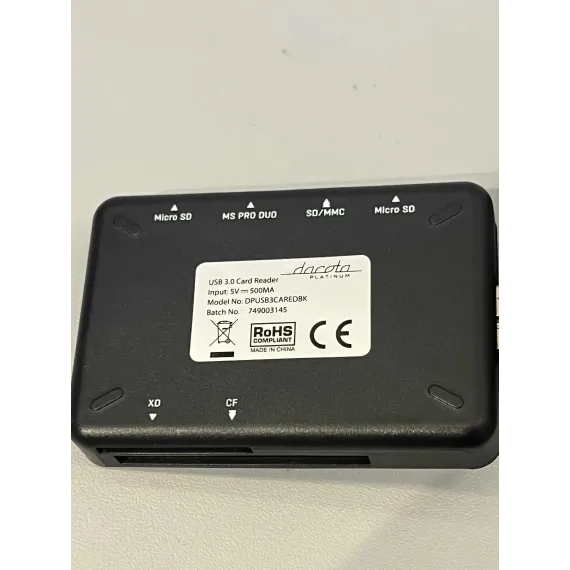 Dacota Platinum USB 3.0 All-in-One Kortleser (modell DPUSB3CARED8K)
