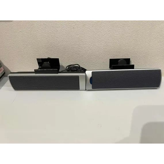 USB-drevne LCD-skjermhøyttalere med bordfeste