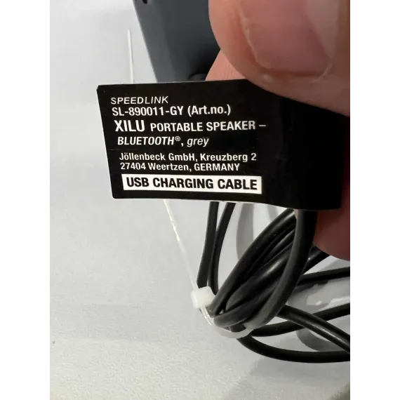 Speedlink XILU bærbar Bluetooth-høyttaler – kompakt og stilren