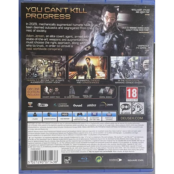 Deus Ex: Mankind Divided [Day One Edition]