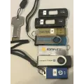 Pakke med 8 fungerende USB-minnepenner (0,5–4 GB)