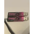 2 stk Kingston DataTraveler 8GB – Rosa USB-minnepenner