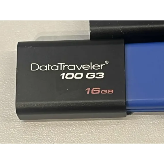 Pakke med 3 stk Kingston DataTraveler 100 G3 – 16 GB USB 3.0