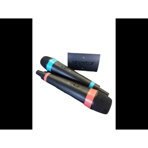 SingStar trådløse mikrofoner – komplett sett med mottaker