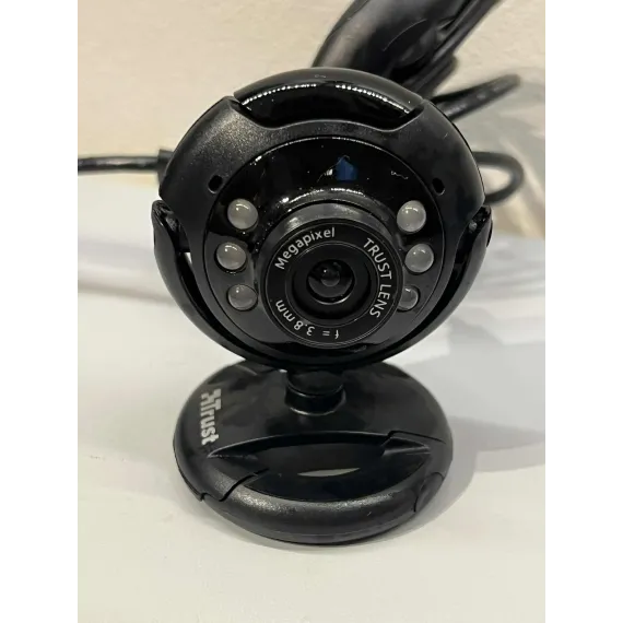 Trust Megapixel USB-webkamera med LED-lys – Brukt