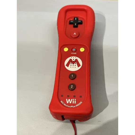 Nintendo Wii Remote Plus – Mario Edition (Rød, MotionPlus Inside)