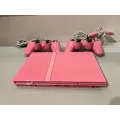 🎮 PlayStation 2 Slim – Rosa Limited Edition med rosa minnekort 🎮
