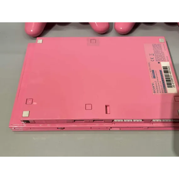 🎮 PlayStation 2 Slim – Rosa Limited Edition med rosa minnekort 🎮