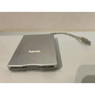 Hama USB Diskettstasjon – Grå/Sølv