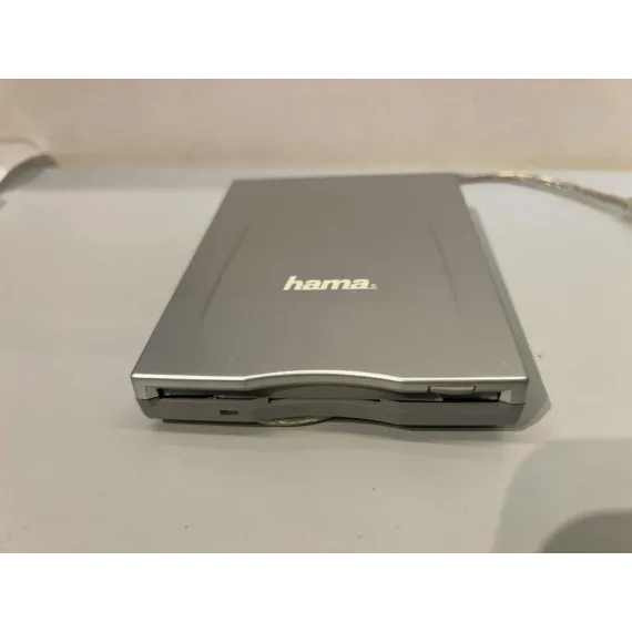 Hama USB Diskettstasjon – Grå/Sølv