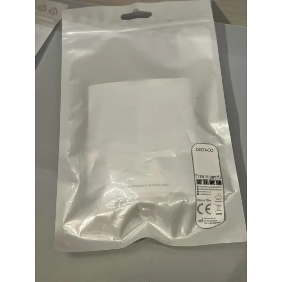 Deltaco USB Vegglader 12W / 2.4A – 1x USB-A (Ny, uåpnet)