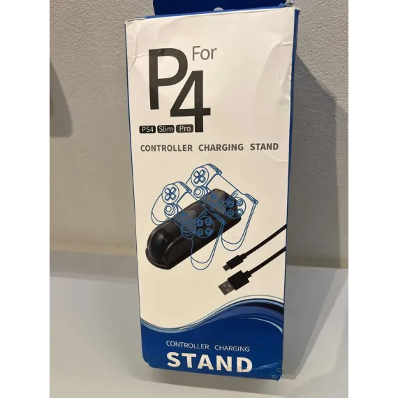 PS4 ladestasjon – Dobbel lader for kontrollere (Slim/Pro)