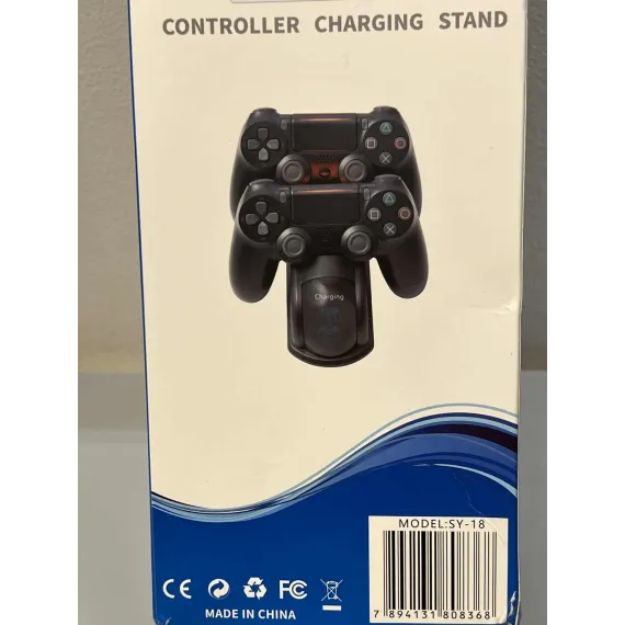 PS4 ladestasjon – Dobbel lader for kontrollere (Slim/Pro)