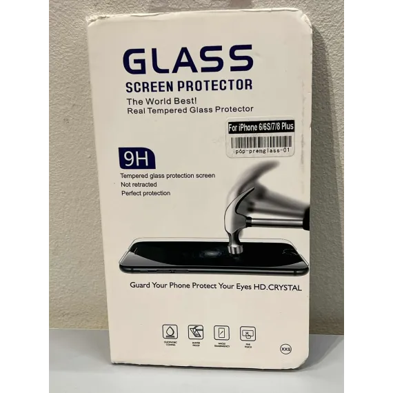 Skjermbeskytter i herdet glass for iPhone 6/6S/7/8 Plus