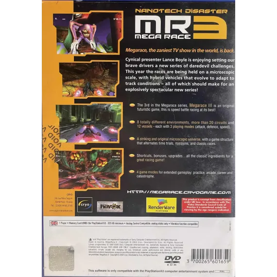 MegaRace 3 Nanotech Disaster